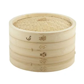 Davis & Waddell 2-Tier Bamboo Steamer 26cm