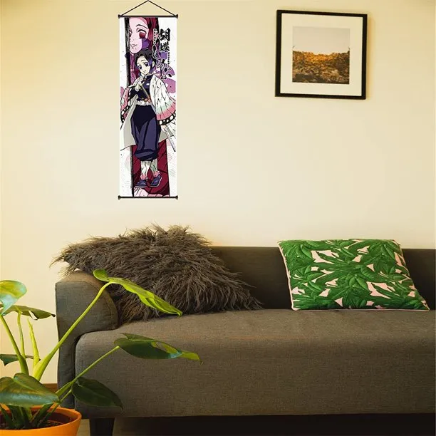 Demon Slayer Shinobu Kochou Slaying Corps Anime Poster Wall Scroll | 70 x 25 Cms |