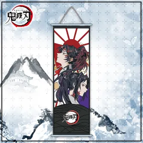 Demon Slayer Tsugikuni Yoriichi Slaying Corps Anime Poster Wall Scroll | 70 x 25 Cms |