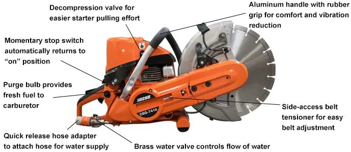 ECHO CSG-7410 Cut-Off Saw 73.5cc