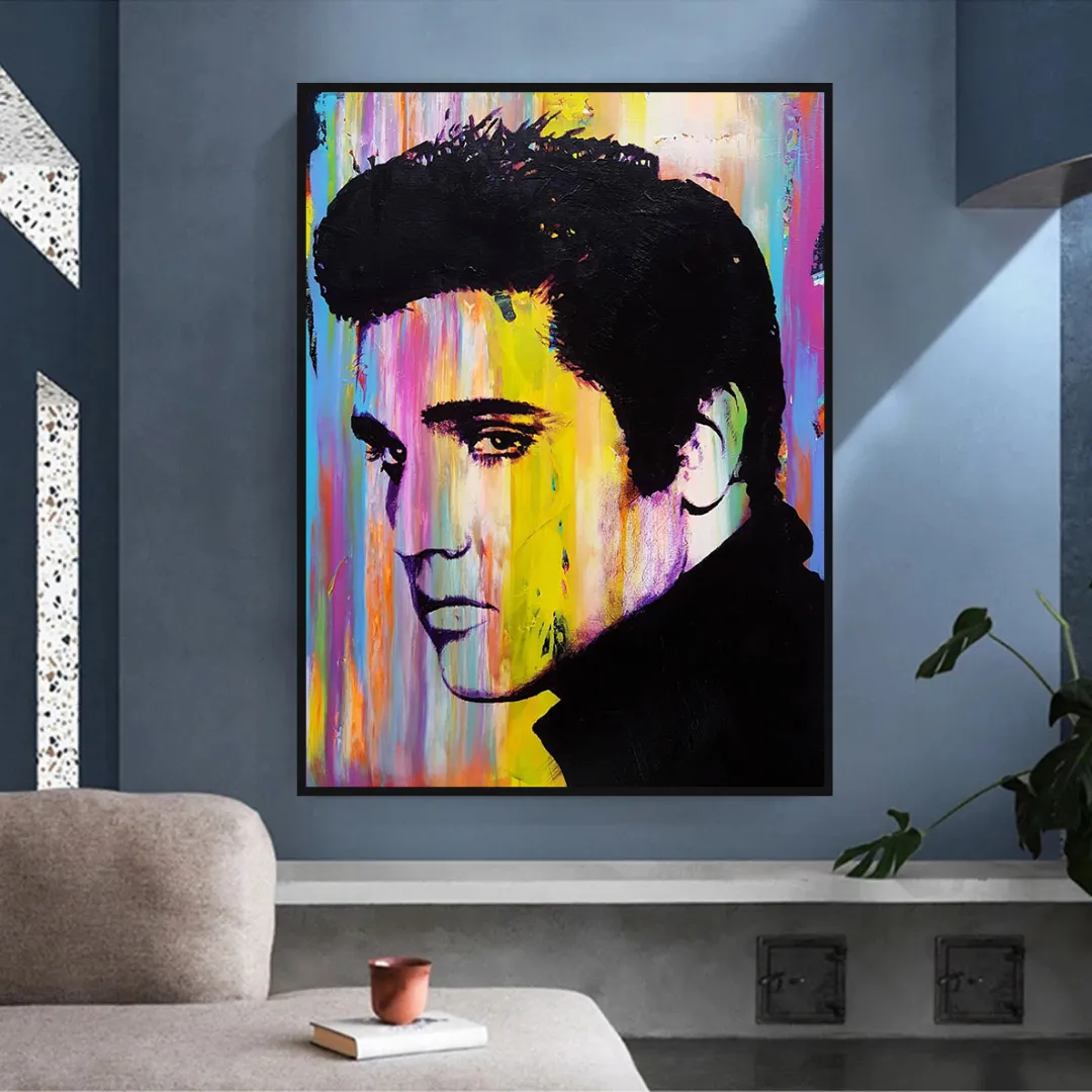 Elvis Presley Poster: Stunning Artwork of the King!