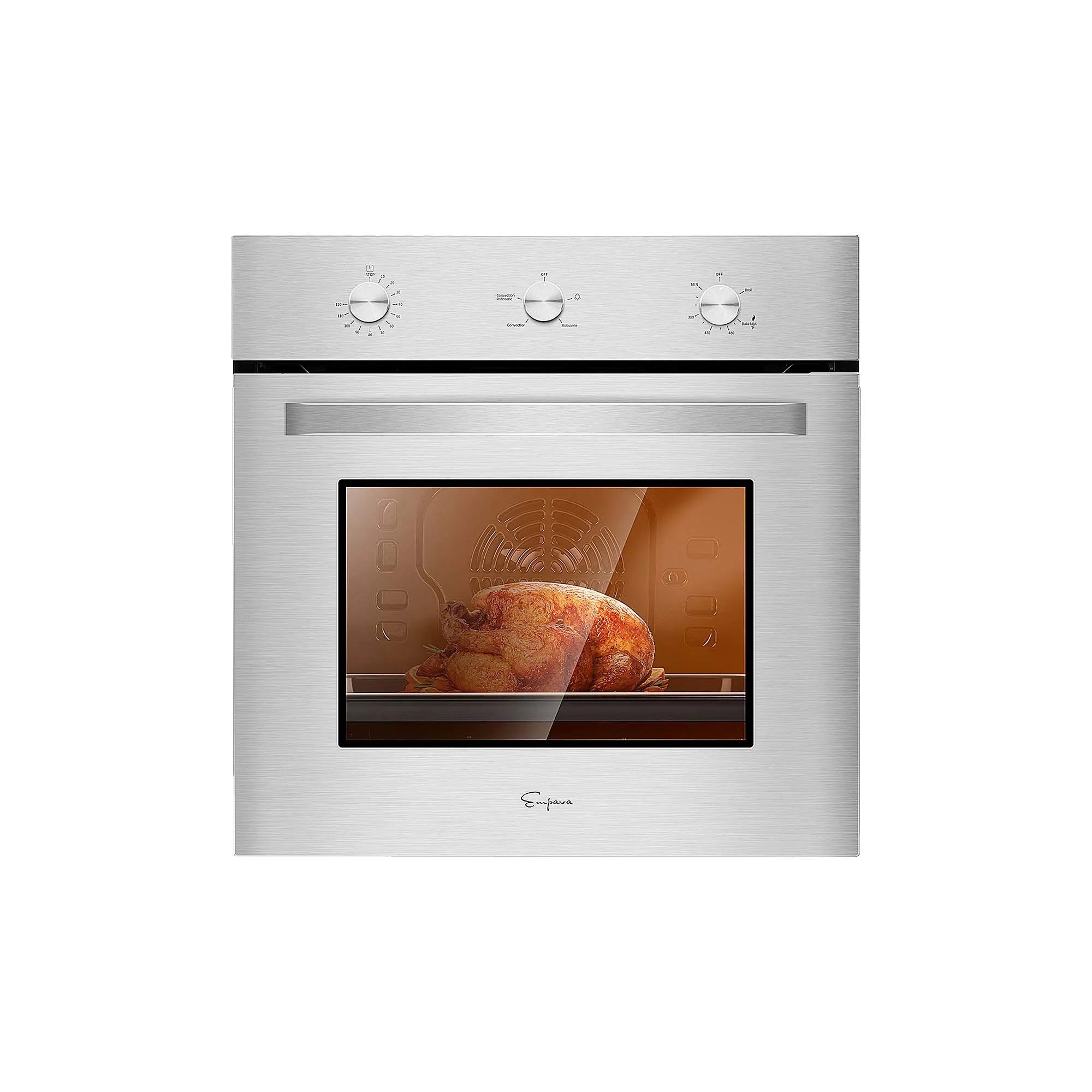 Empava 24WO10L 24 inch 2.3 Cu. ft. Gas Wall Oven - Only For LPG