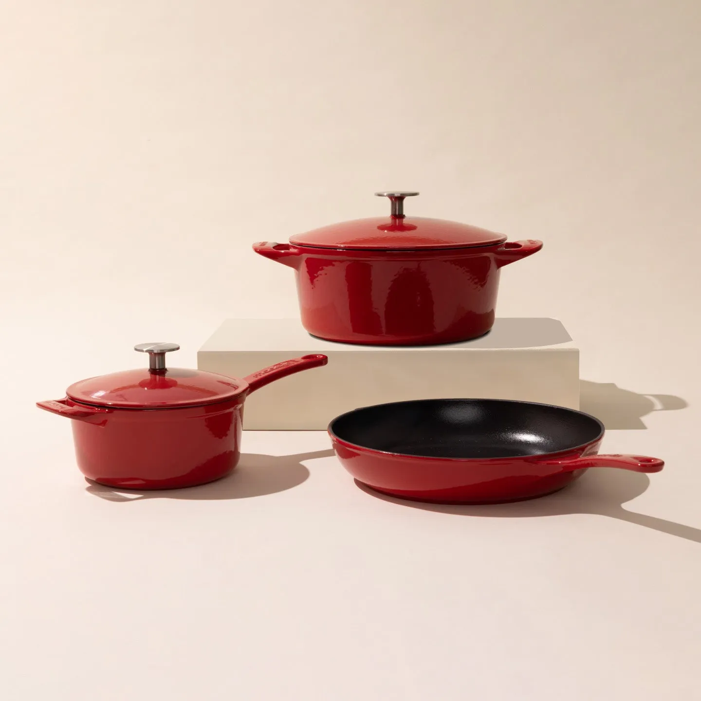 Enameled Cast Iron Set