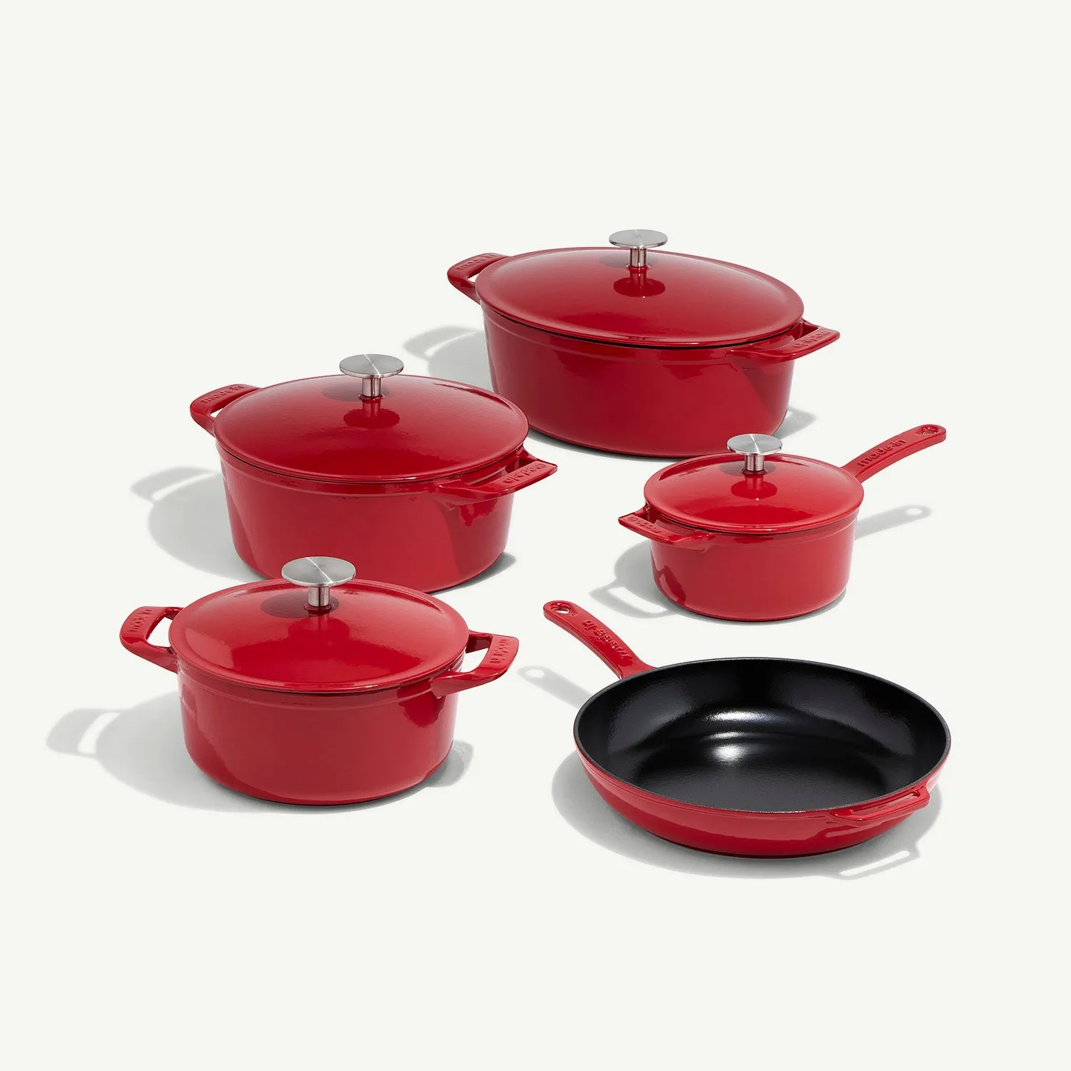 Enameled Cast Iron Set