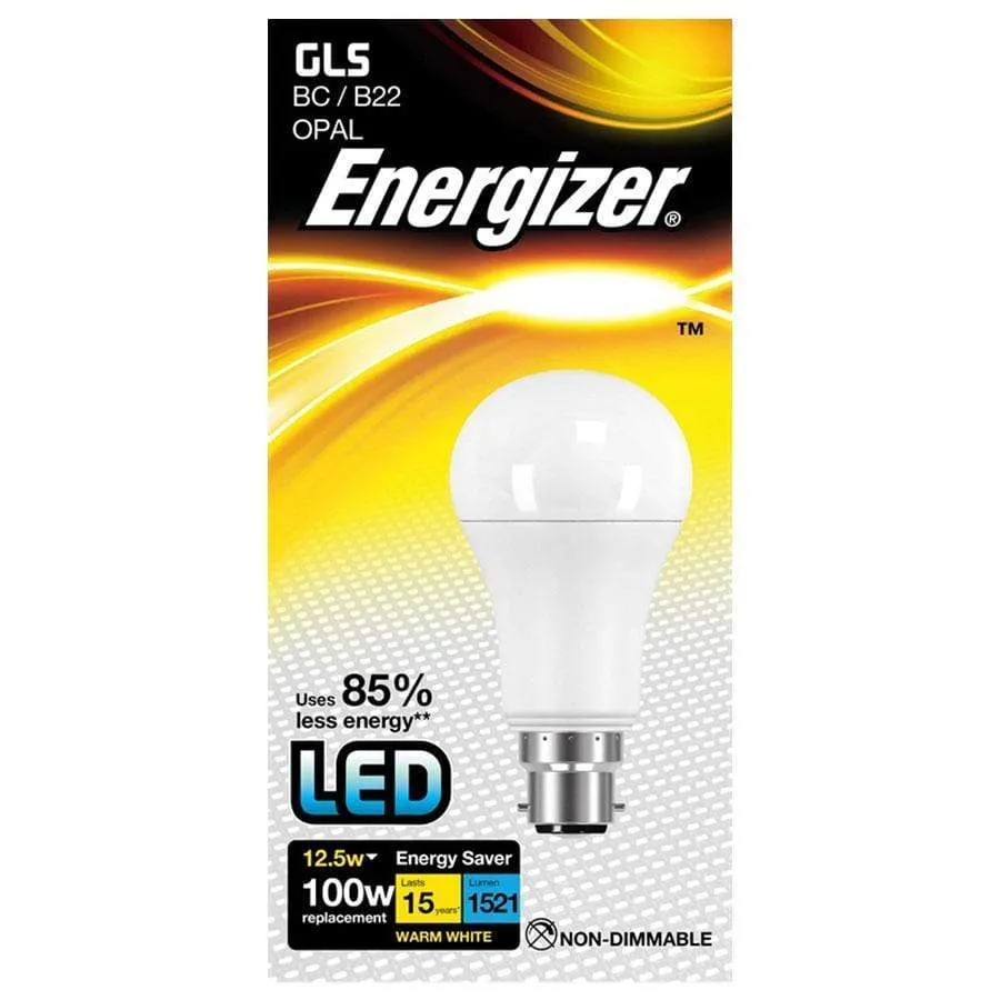 Energizer 12.5W Glass B22 Led Bulb