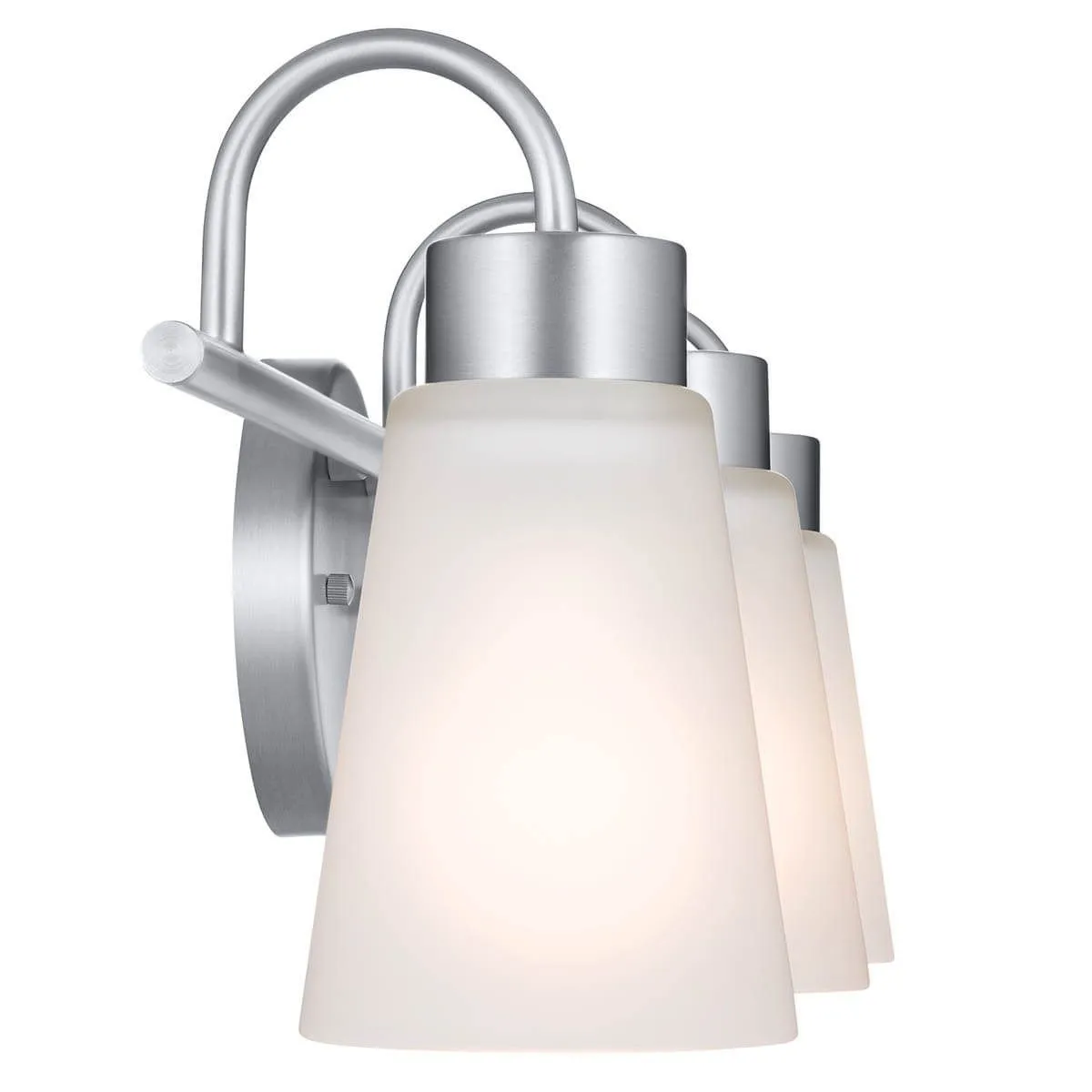 Erma 23 in. 3 Lights Vanity Light Brushed Nickel finish