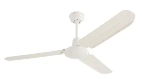 Eurolux F12W Industrial Ceiling Fan 3 Blades White