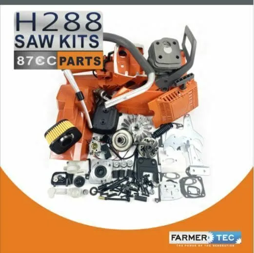 Farmertec Complete Aftermarket Repair Parts Kit For HUSQVARNA 181 281 288 288XP