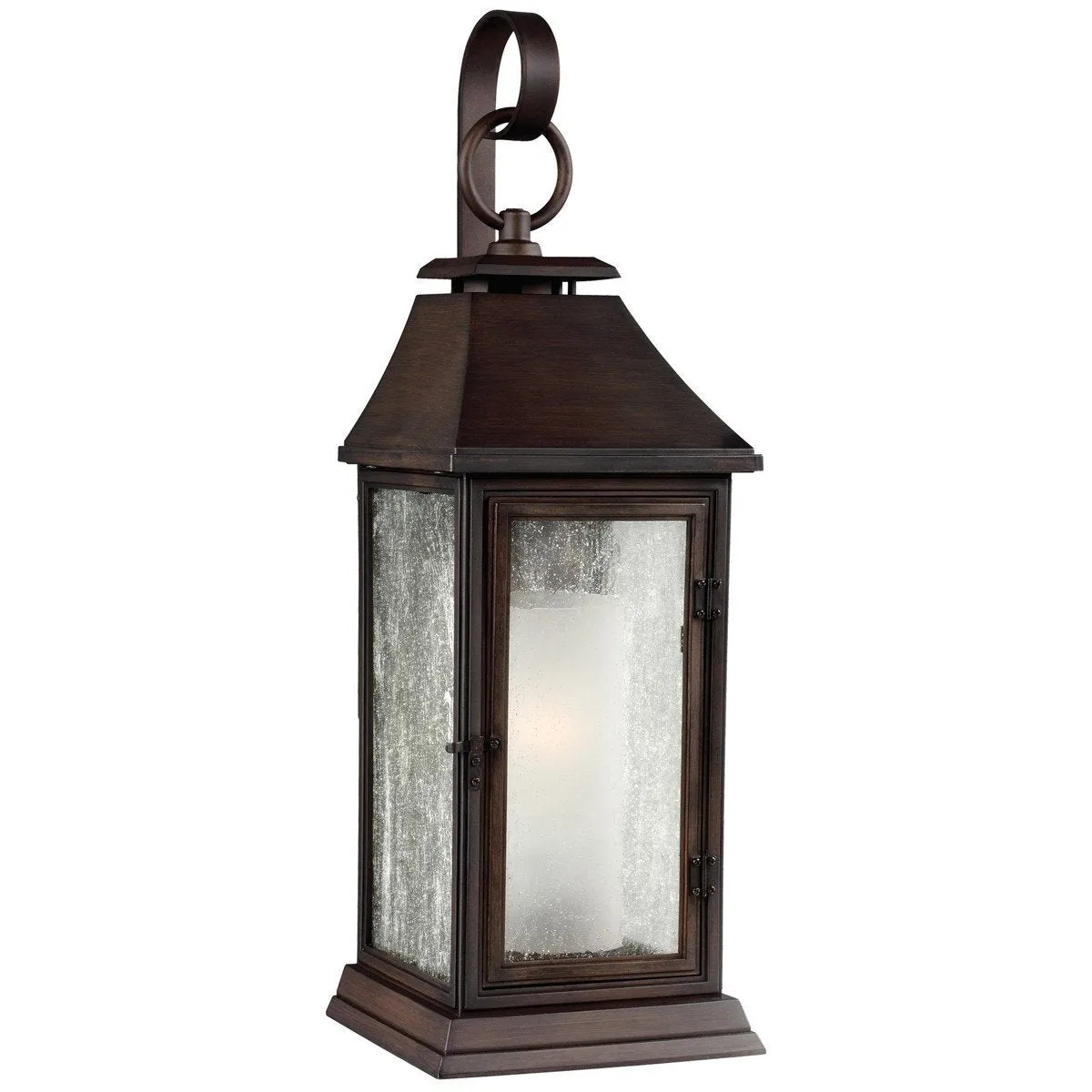 Feiss Shepherd 1 Light Opal Etched Glass Outdoor Sconce