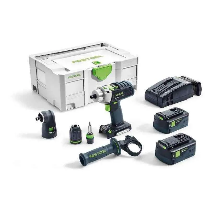 Festool Cordless Drill 576476 QUADRIVE PDC 18/4 HPC 4,0 I-Set-TCL