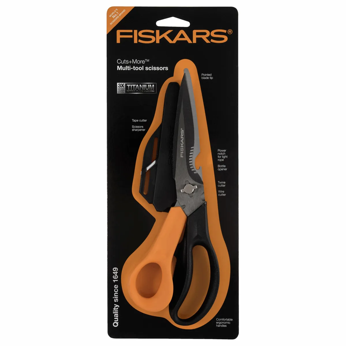 Fiskars Scissors - Multifunction Ultimate: Cuts More: 23cm