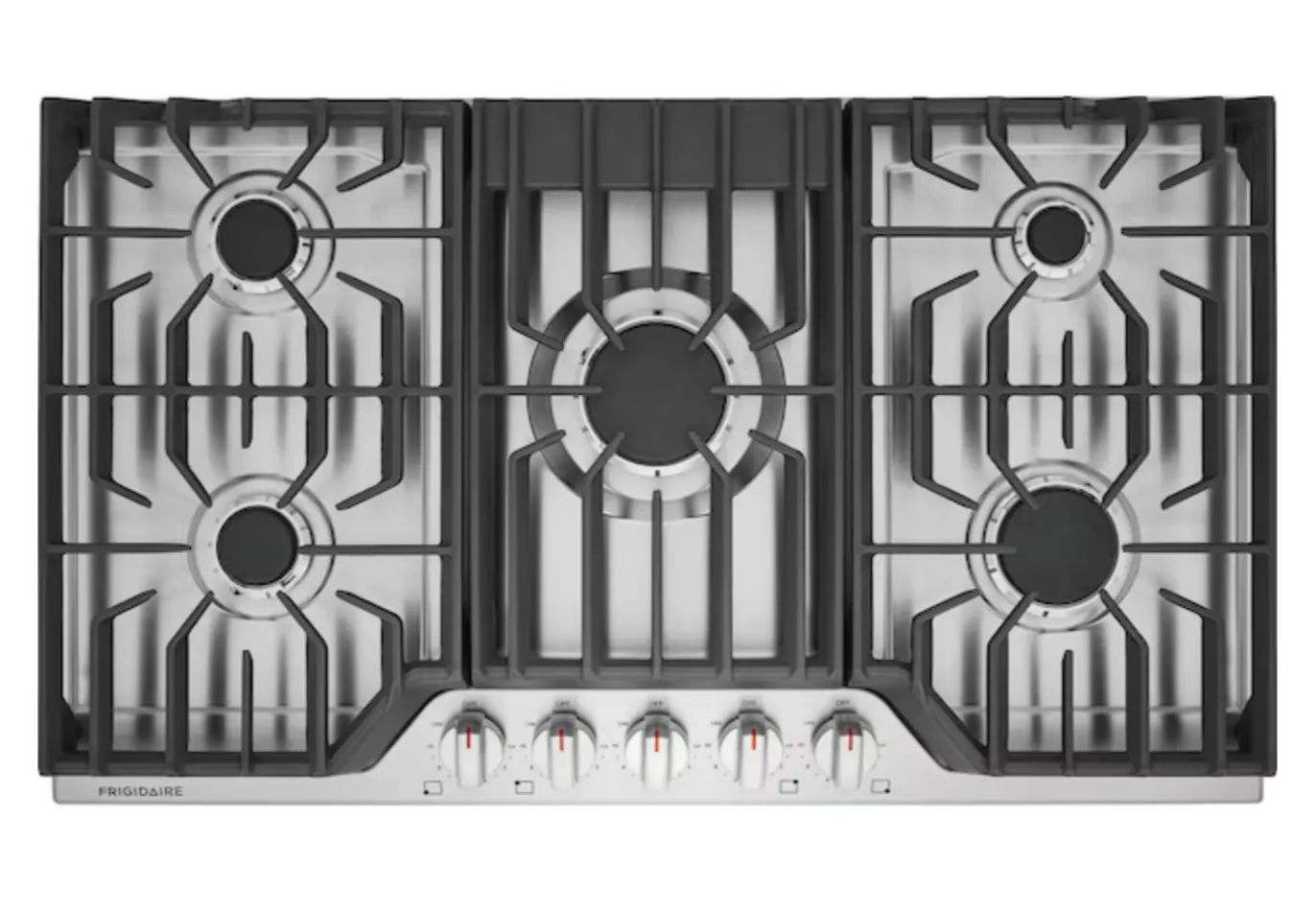 Frigidaire 36-in 5 Burners Stainless Steel Gas Cooktop