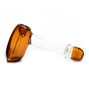 G HAMMER AMBER BOWL AND MOUTH PIECE