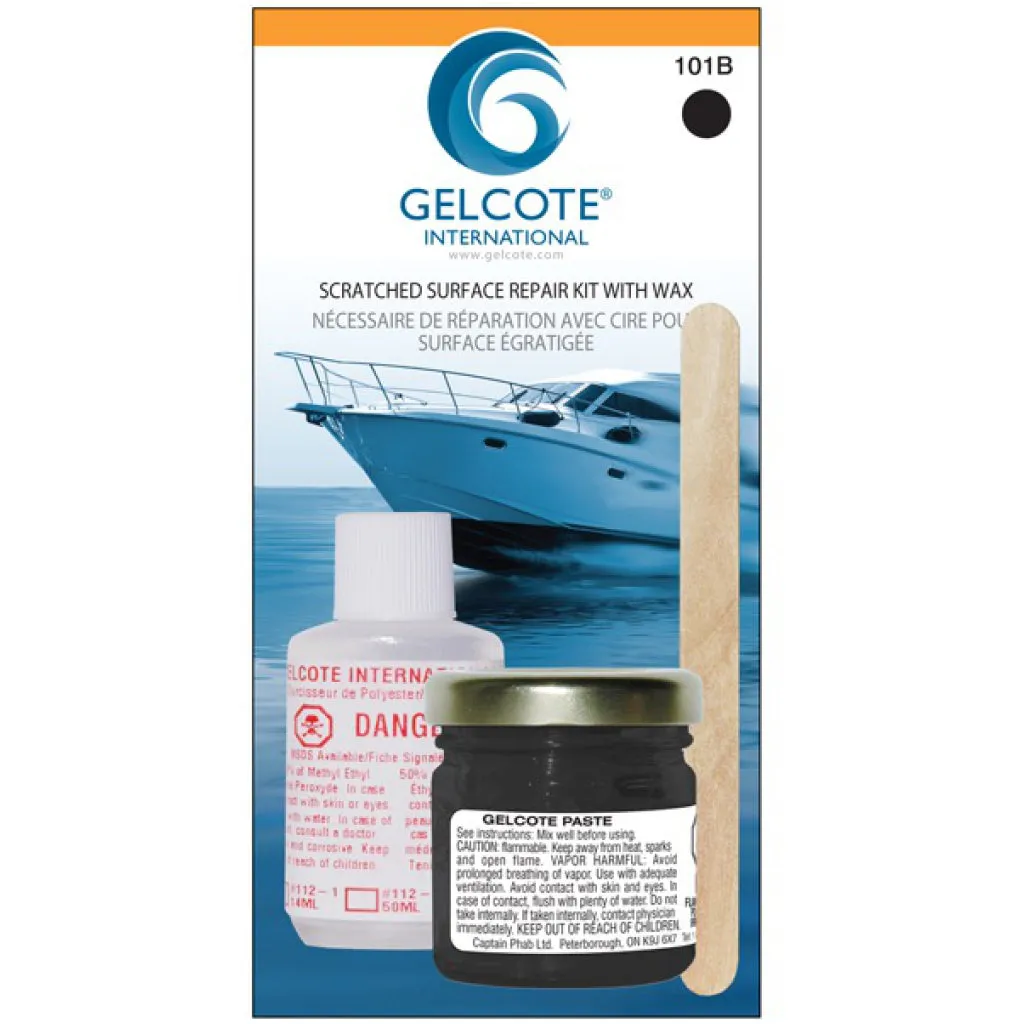 Gelcoat Paste Repair Kit - 2oz Black