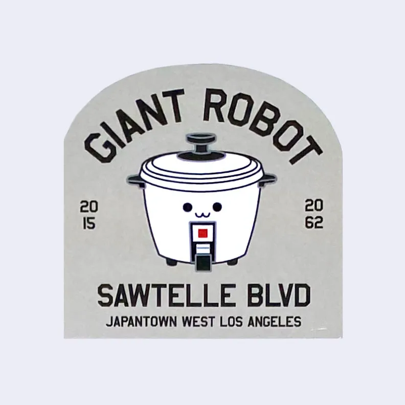 Giant Robot - Rice Cooker Sawtelle Blvd Japantown Arc Sticker