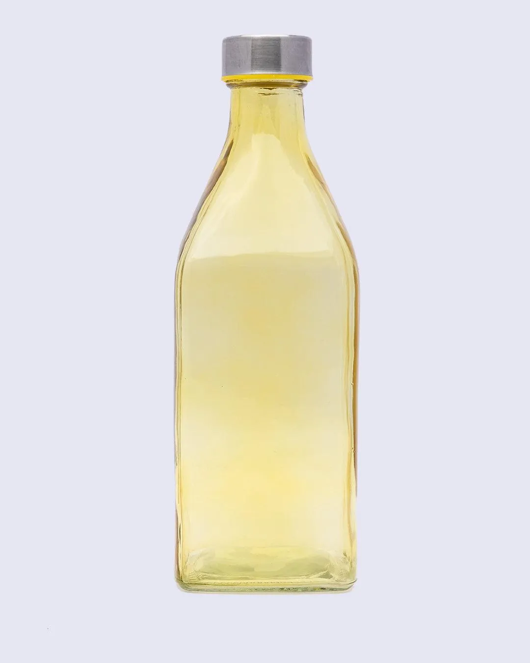 Glass Bottle, Water Bottle, Modern Design,Yellow, Glass, 1.1 Litre