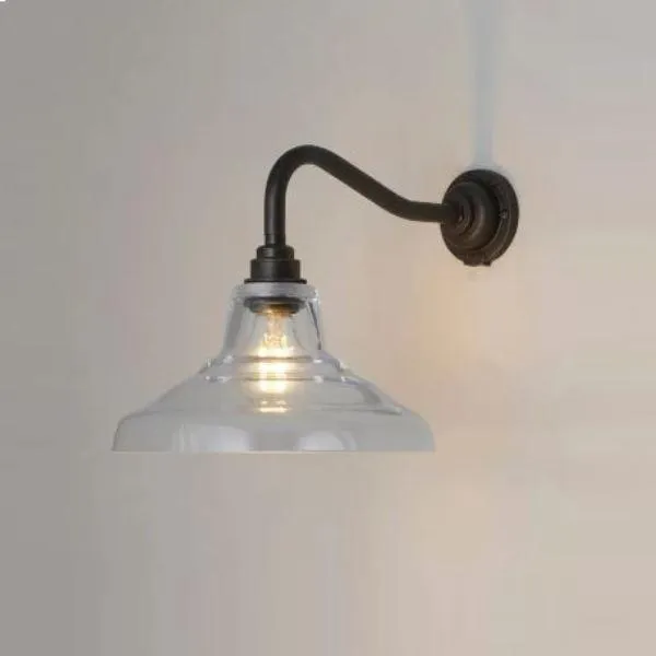 Glass School Wall Light