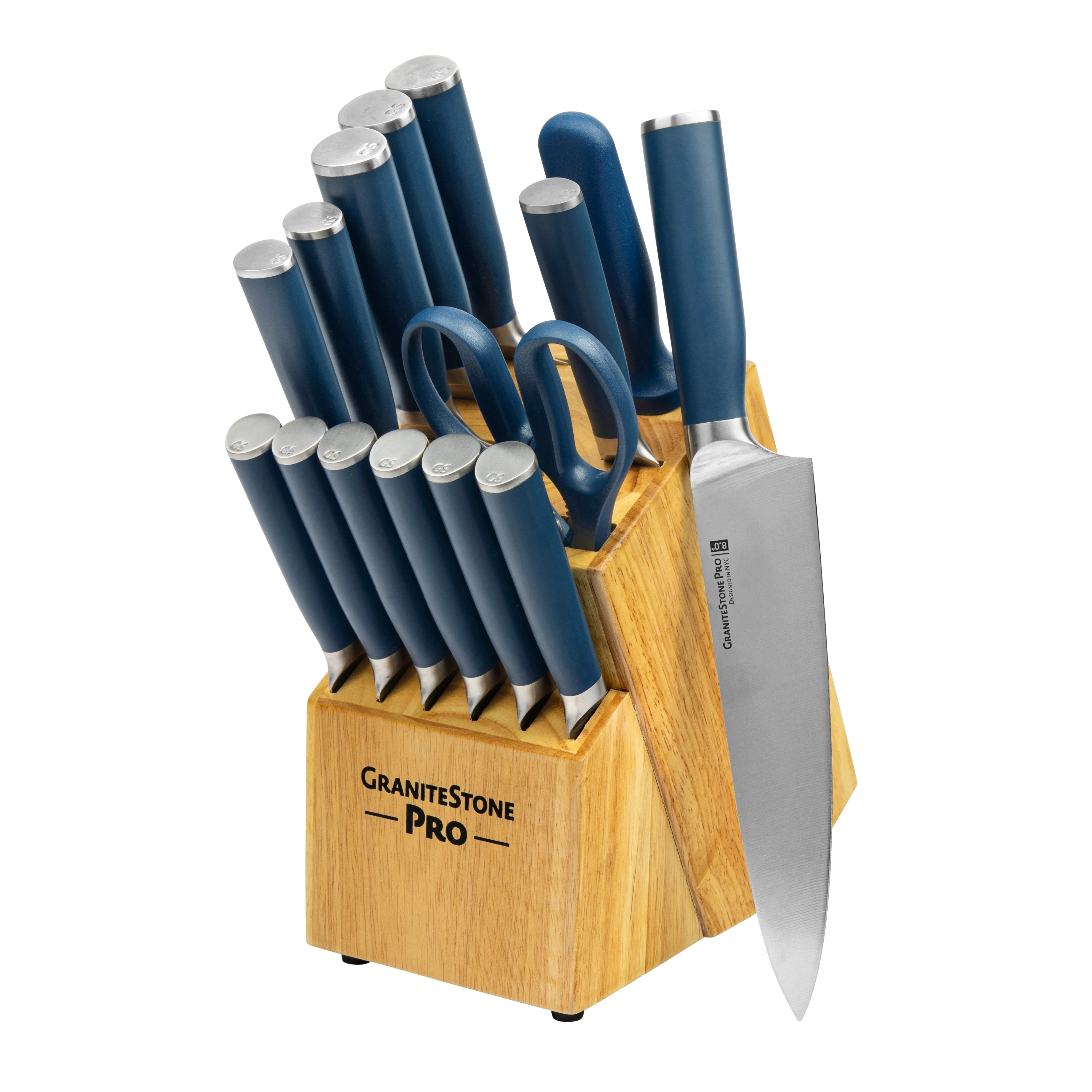 Granitestone Pro Series 14 Piece Knife Set & Block