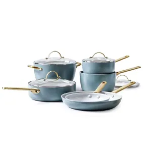 GreenPan Padova Cookware Set Smokey Blue (Set of 6)