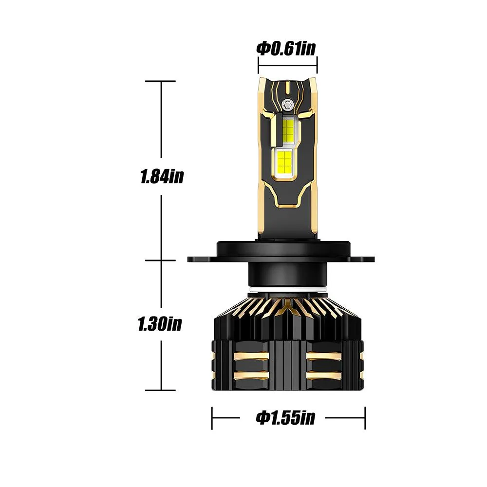 🆕GX-PRO Series 35000LM 190W LED Headlight Bulbs 6500K Cool White