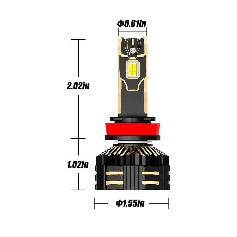 🆕GX-PRO Series 35000LM 190W LED Headlight Bulbs 6500K Cool White