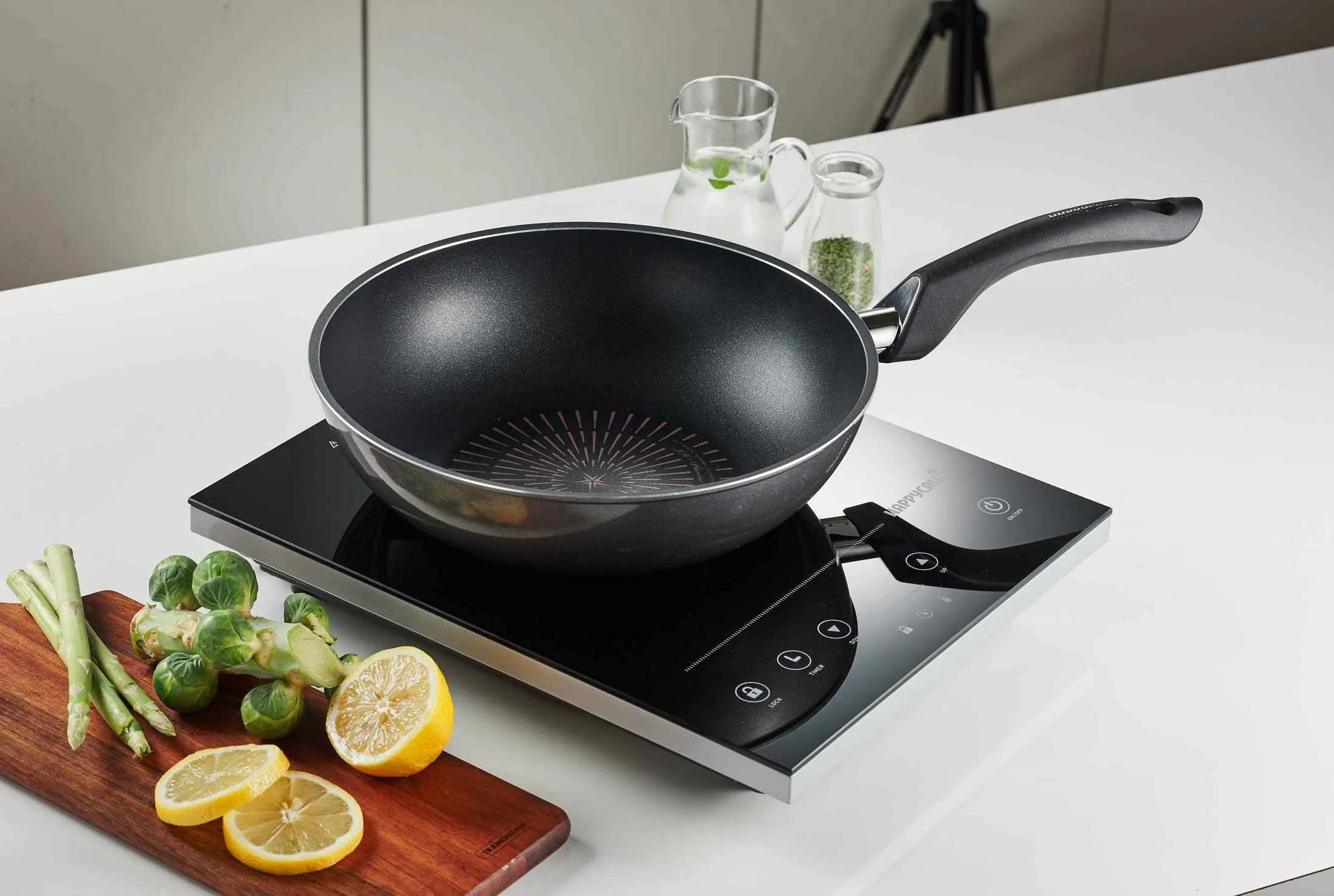 Happycall Titanium Wok, 9in (Induction Capable)