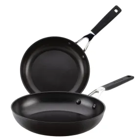 Hard-Anodized Nonstick 2-Piece Frying Pan Set