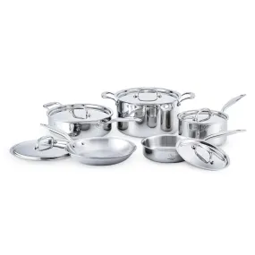 Heritage Steel 5-ply Stainless Core Cookware Set - 10-Piece