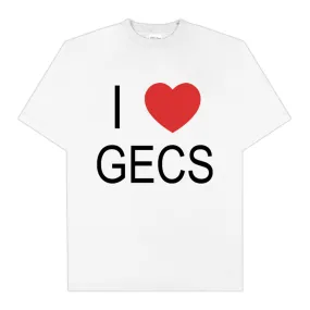 I Love Gecs T-Shirt (White)