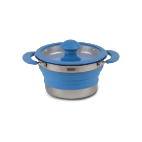 Kampa Collapsible Saucepan 1LTR (Blue)