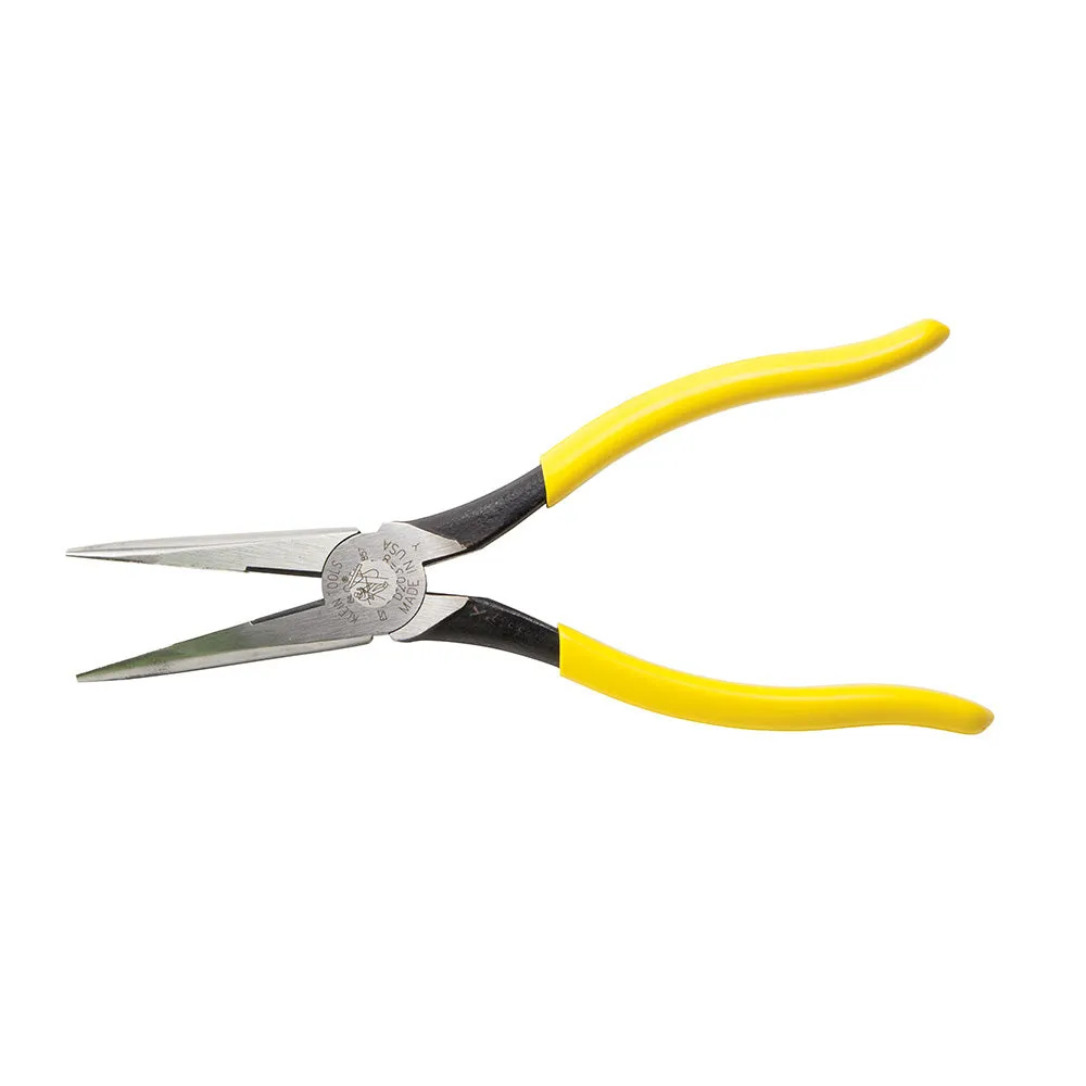 Klein D203-8  -  8" Side Cutter Long Nose Pliers