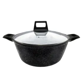 La gourmet Shogun Senjo 28cm Non-stick Stockpot with Glass Lid (Induction)