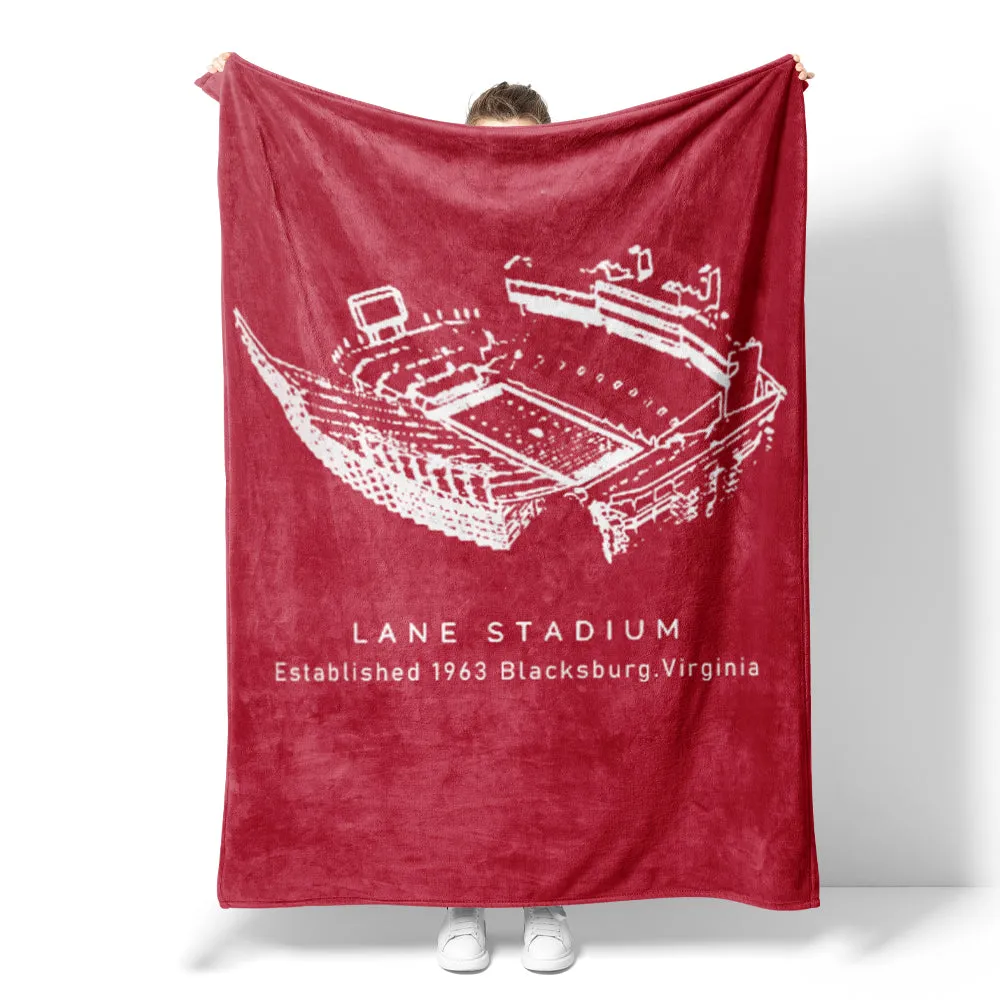 Lane Stadium - Virginia Tech Hokies Football,College Football Blanket for Fans of American Football