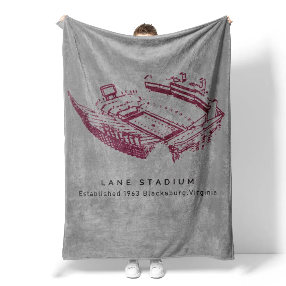 Lane Stadium - Virginia Tech Hokies Football,College Football Blanket for Fans of American Football