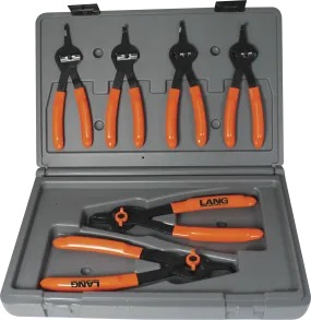 Lang 3597 6 Pc Quick Switch Internal External Snap Ring Pliers Set