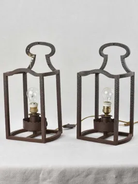 Late 19th century lanterns, pair 16½""