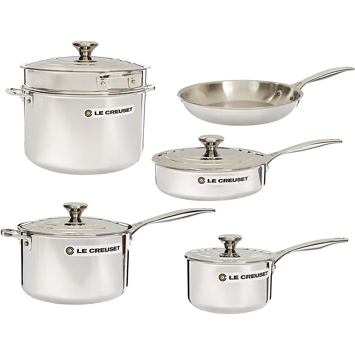 Le Creuset 10-Piece Stainless Steel Set