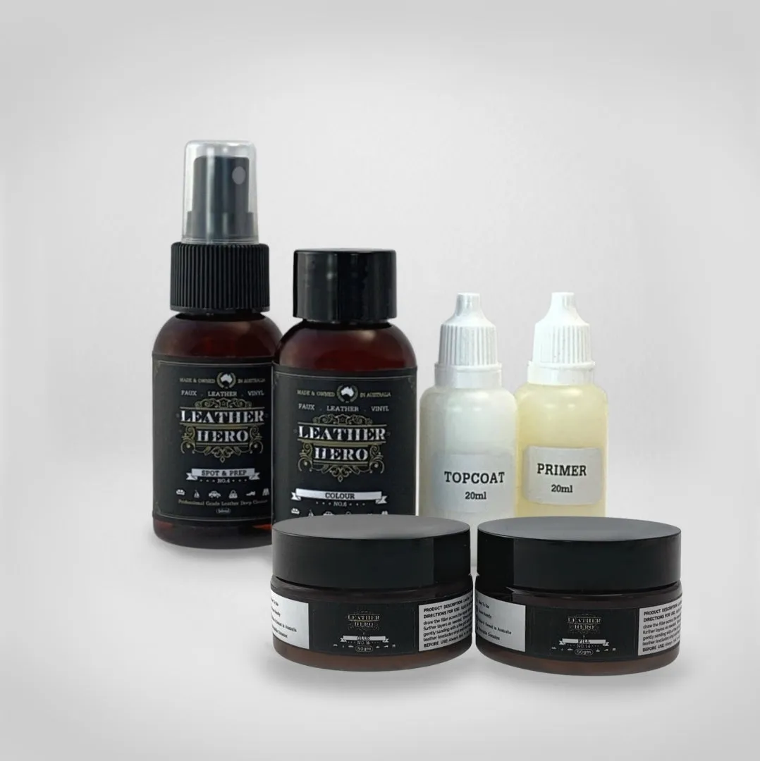 Leather Repair & Recolour Kit - Aniline Cognac