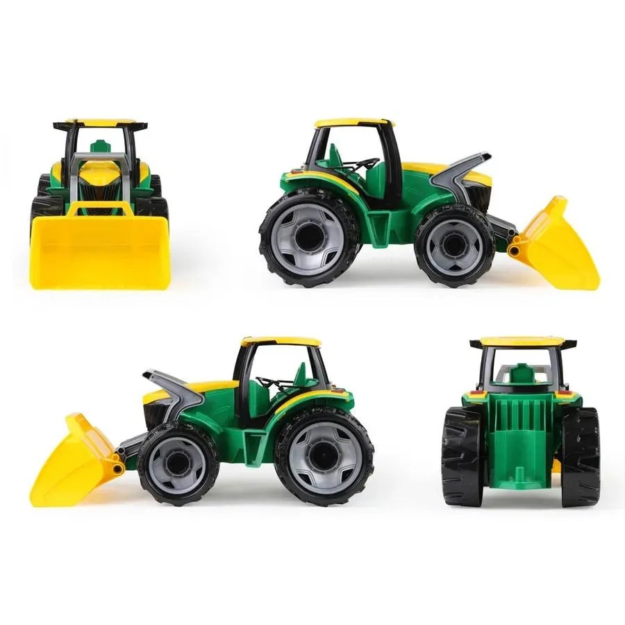 Lena Giga Trucks Tractor With Front Shovel (Green/Yellow, Open Box)