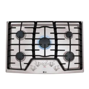 LG - 30" Built In Gas Cooktop - Stainless steel