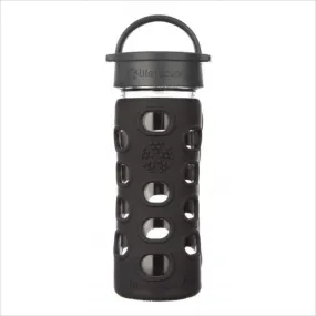 Lifefactory 12oz Classic Cap Glass Bottle in Black