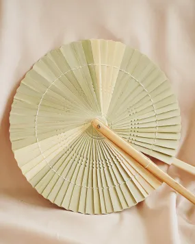 Lotus Palm Hand Fan