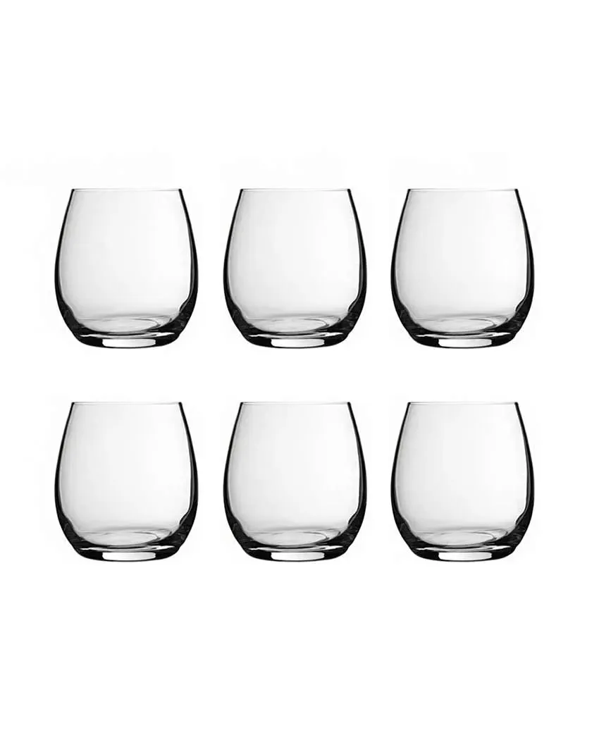 Magnifico D.O.F Whiskey Glasses | Set Of 6 | 4 x 4 inches | 400ml