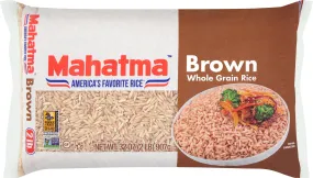 Mahatma Whole Grain Brown Rice, 100% Whole Grain Rice, 2 lb Bag