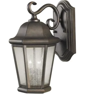 Martinsville Collection - Medium Two Light Outdoor Wall Lantern | Finish: Corinthian Bronze - OL5901EN/CB