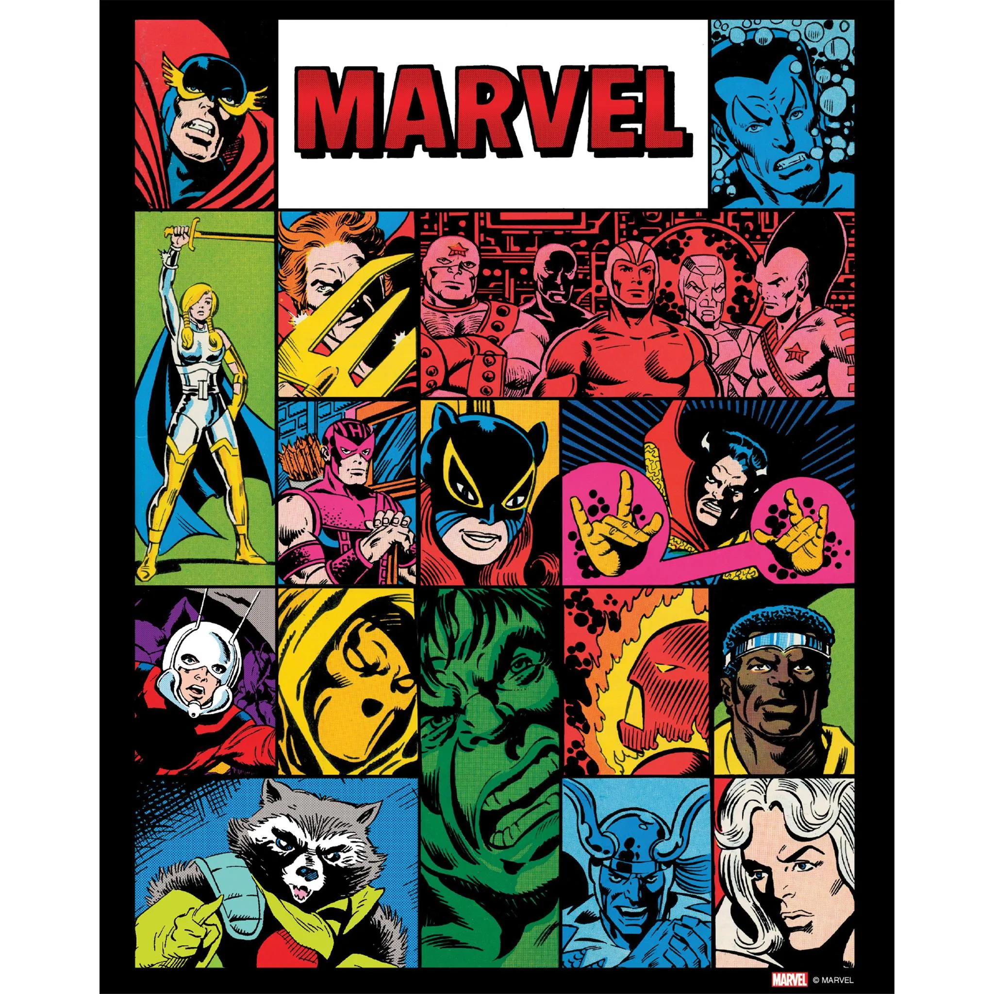 Marvel Comics with Print Wall 2025 Calendar