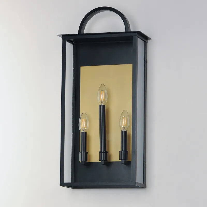 Maxim 30756 Manchester 3-lt 24" Tall Outdoor Wall Sconce