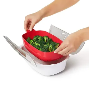 Microwave Oven Steamer Basket, Microwave Steamer, Microwave Vegetable Steamer