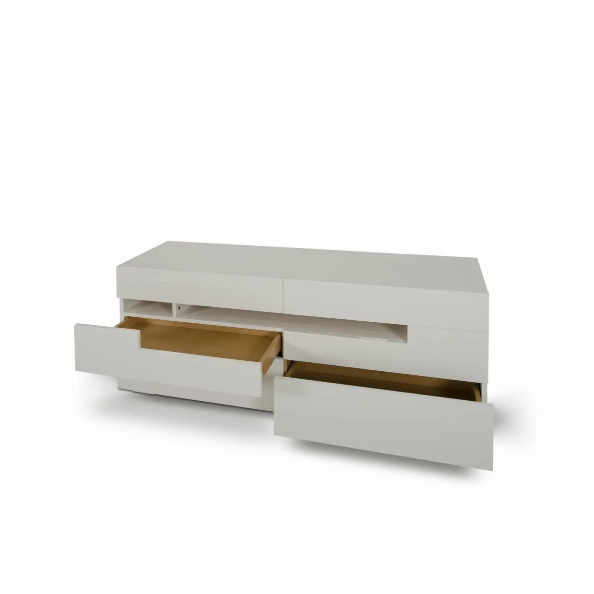 Modrest Infinity - Contemporary Platform Bed with Lights