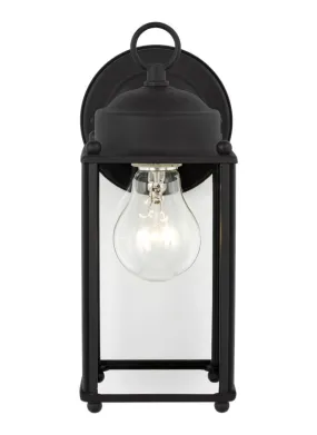 New Castle Collection - Large One Light Outdoor Wall Lantern | Finish: Black - 8593-12